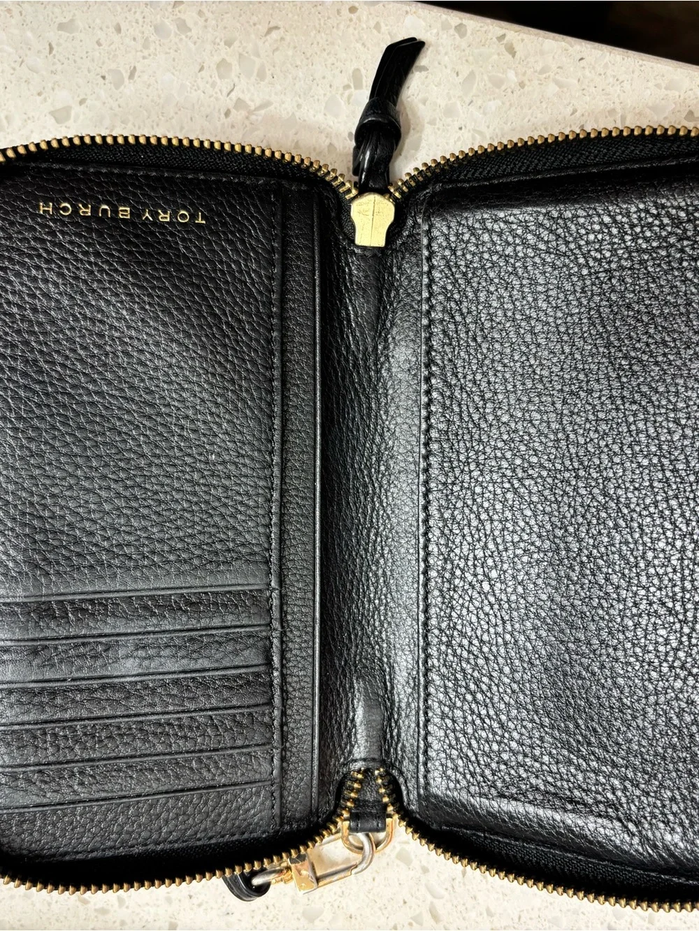 Tory Burch Black Harper wallet